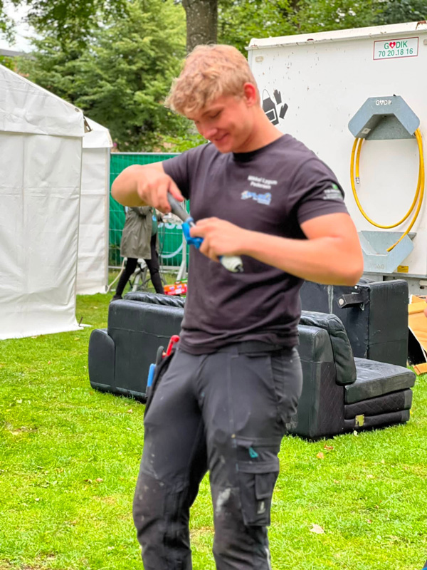 Midlertidige elinstallationer til Varde Open Air – udført af BR-EL A/S, en andelshaver i TS-gruppen.
